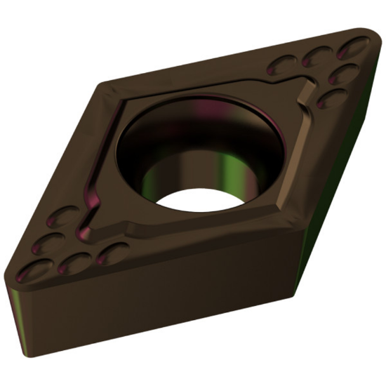 Picture of CERATIZIT DCMT32.52EN-SF CTCP135 Turning Insert 55.0° Positive 0.031 Corner Radius TiCN + Al2O3