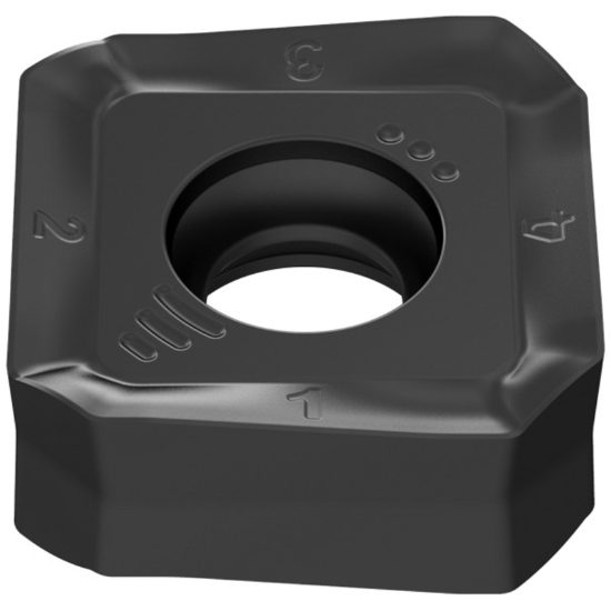 Picture of CERATIZIT SAKU 1706ABSR-R50 CTCK215 Milling Insert Square 0.031 Corner Radius TiCN + Al2O3