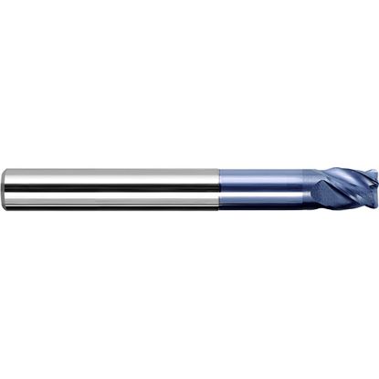 Picture of ZCC HM-4RP-D12.0-R2.0 KMG555 DIA 12MM SH 0.4724 LOC 0.4724 OAL 3.9370 End Mill Standard Flute Variable Helix Carbide TiAlN Single End Corner Radius 0.0787 2.00MM