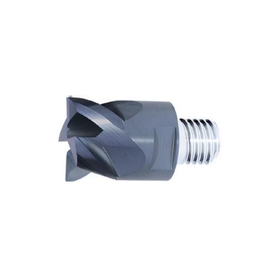 Picture of ZCC Q12-PM-4E-3/4 DIA 0.075 SH T12 LOC 0.4330 OAL 1.0040End Mill,Replacable Head Standard Flute Standard Helix Carbide TiAlN Single End 45.0° Chamfer Z-PERFECT