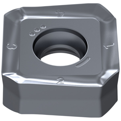 Picture of CERATIZIT SAKU 1706ABSR-F50 CTPM225 Milling Insert Square 0.031 Corner Radius TiAlTaN