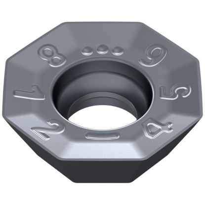 Picture of CERATIZIT OFHT 040305SN-F50 CTPM225 Milling Insert Octagonal 0.019 Corner Radius TiAlTaN