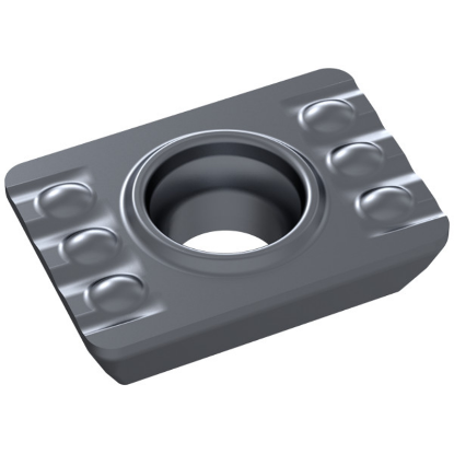 Picture of CERATIZIT LEHT 08T104ER-29 CTPP235 Milling Insert On Edge 0.016 Corner Radius TiAlTaN