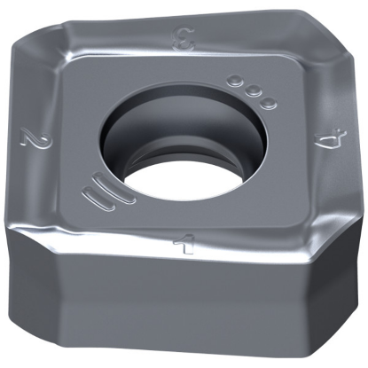 Picture of CERATIZIT SAKU 1706ABSR-M50 CTPP225 Milling Insert Square 0.031 Corner Radius TiAIN + TiN
