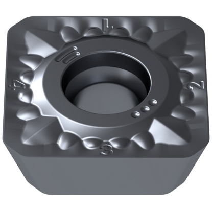 Picture of CERATIZIT SDKT 1907AESN-M50 CTPP235 Milling Insert Square 0.062 Corner Radius TiAlTaN