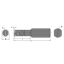 Picture of EVEREDE Tool SB2515 Triangle Boring Bar Dia0.6250 Positive 0.2030 5.16MM Cutter Dia