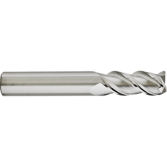 Picture of GORILLA MILL GMA0600MMRS3030	 DIA 6MM SH 0.2362 LOC 0.4724 OAL 1.9685 End Mill Standard Flute Variable Helix Carbide Uncoated Single End Corner Radius 0.0118 0.30MM SILVERBack