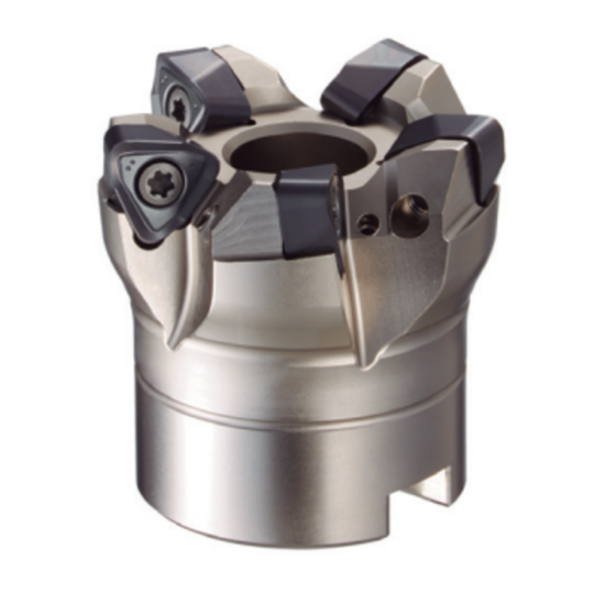 Picture of DIJET EXM-6063R-SM-22 Feed Mill,End Mill 2.480 Cutter Diameter Face Mill 0.866 Shank 1.968 OAL 6 Flute