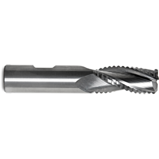 Picture of GORILLA MILL GMAKD2500MMC3	 DIA 25MM SH 0.9843 LOC 1.4961 OAL 3.9370 End Mill Carbide Uncoated Single End 45.0° Chamfer SILVERBack KNUCKLE DRAGGER