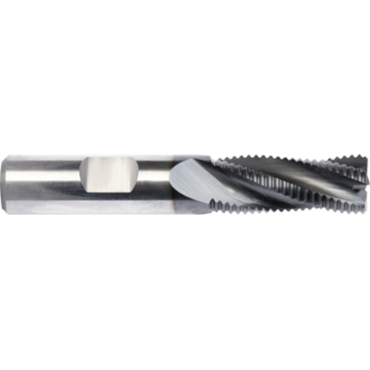 Picture of GORILLA MILL GMKD1000MMCL4	 DIA 10MM SH 0.3937 LOC 1.5748 OAL 3.9370 End Mill Carbide TiAlN Single End 45.0° Chamfer KNUCKLE DRAGGER