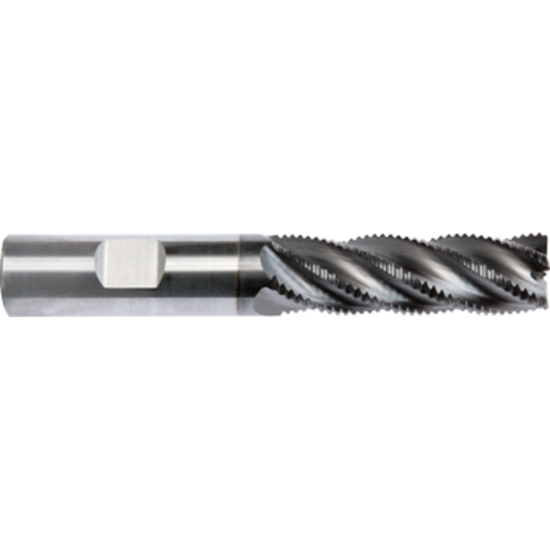 Picture of GORILLA MILL GMKD38C5	 DIA 3/8" SH 0.3750 LOC 0.8750 OAL 2.50 End Mill Carbide TiAlN Single End 45.0° Chamfer KNUCKLE DRAGGER