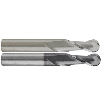 Picture of GORILLA MILL CEM10BSL2TiALN	 DIA 1" SH 1.00 LOC 4.00 OAL 7.00 End Mill Standard Flute High Helix Carbide TiAlN Single End Ball Nose PRIMATE
