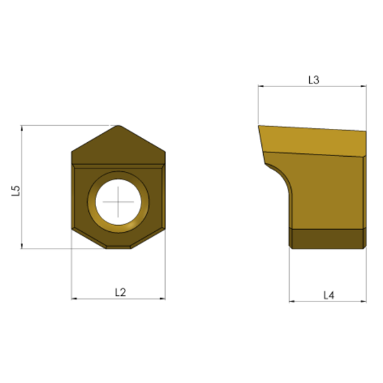Picture of DUMONT 99603 Indexable Tools Broaching Insert