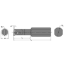 Picture of EVEREDE Tool 00513CH Triangle Boring Bar Dia0.6250 Positive 0.5000 12.70MM - 1/2 Cutter Dia