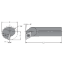 Picture of EVEREDE Tool C16T SDUCR-3 55.0 ° Boring Bar Dia1.0000 Positive 1.0000 25.40MM Cutter Dia