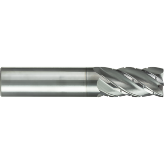 Picture of GORILLA MILL GMHTCB38R5090	 DIA 3/8" SH 0.3750 LOC 0.8750 OAL 2.50 End Mill Carbide TiAlN Single End Corner Radius 0.0900 2.29MM PHENOM CHIMPBREAKER
