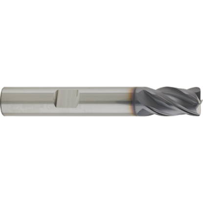 Picture of GORILLA MILL GM1000MMRS4050WF	 DIA 10MM SH 0.3937 LOC 0.6299 OAL 1.9685 End Mill Carbide TiAlN Single End Corner Radius 0.0197 0.50MM