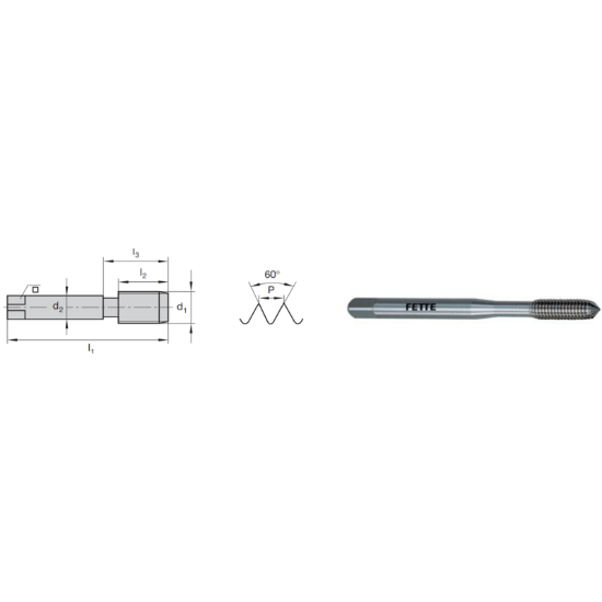 Picture of LMT FETTE 1365304 M10-1.50MM Roll Form Mod Bottom 2.0P-3.0P Carbide Uncoated