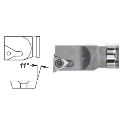 Picture of INTERNAL Tool 40-1140 Turning Boring Bar Triangle Insert Replacable Head