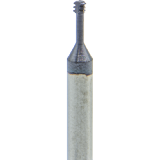 Picture of CARMEX MTS03016C4 56 UN Thread Mill 0.06 Dia 56.00TPI 0.17 Neck 1.50 OAL 3 Flute 2xD1 Internal AlTiN