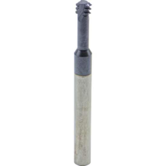 Picture of CARMEX MTS0250C67 18 UN Thread Mill 0.23 Dia 18.00TPI 0.67 Neck 2.50 OAL 3 Flute 2xD1 Internal AlTiN