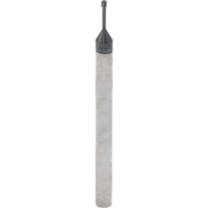 Picture of CARMEX MTS03012C5 0.35 ISO Thread Mill M1.6 x 0.35MM 0.04 Dia 0.19 Neck 0.11 Shank Internal 3 Flute 3xD1 AlTiN