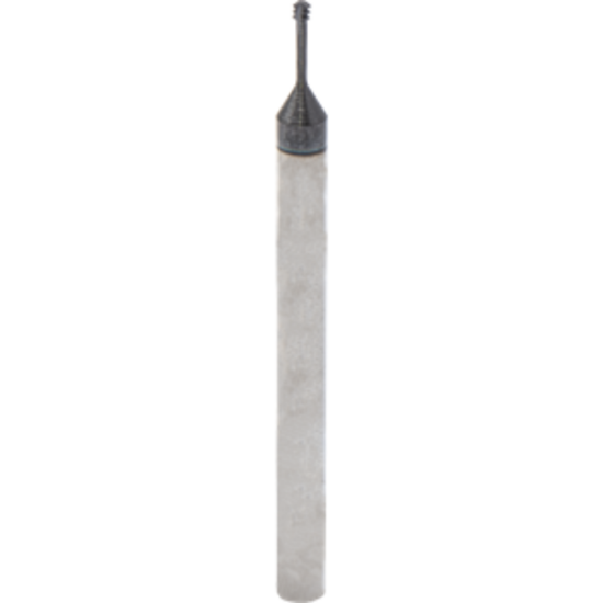 Picture of CARMEX MTS03012C5 0.35 ISO Thread Mill M1.6 x 0.35MM 0.04 Dia 0.19 Neck 0.11 Shank Internal 3 Flute 3xD1 AlTiN