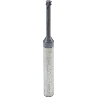 Picture of CARMEX MTS06037C20 32 UN Thread Mill 0.14 Dia 32.00TPI 0.79 Neck 2.30 OAL 3 Flute 4xD1 Internal AlTiN
