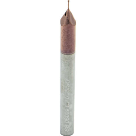 Picture of CARMEX MTSB 06009 C2 0.25 ISO Thread Mill M1.2 x 0.25MM 0.03 Dia 0.11 Neck 0.23 Shank Internal 3 Flute 2xD1 AlTiN