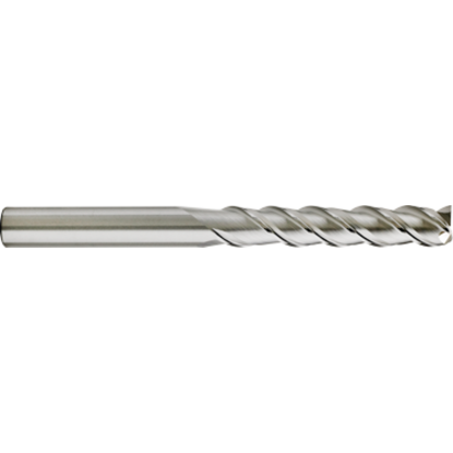 Picture of GORILLA MILL GMA10FL3ZrN	 DIA 1" SH 1.00 LOC 2.00 OAL 4.00 End Mill Standard Flute Variable Helix Carbide ZrN Single End Square Sharp SILVERBack