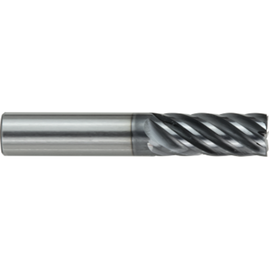 Picture of GORILLA MILL GMHT1250FL7	 DIA 1-1/4" SH 1.2500 LOC 2.6250 OAL 5.50 End Mill Standard Flute Variable Helix Carbide TiAlN Single End Square Sharp BABOON