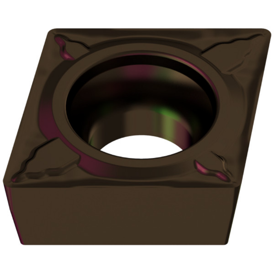 Picture of CERATIZIT CCMT 21.52EN-SMFCTCP135 Indexable, Turning Insert 80.0 ° Positive TiCN + Al2O3 0.016 Radius