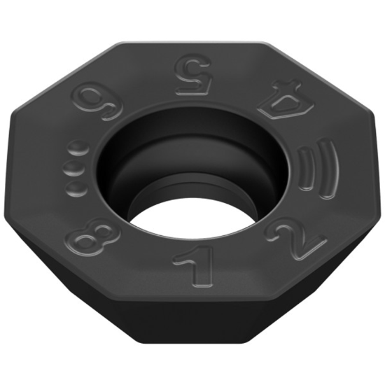 Picture of CERATIZIT OFHT 040305SN-M50 CTCP230 Milling Insert Octagonal 0.019 Corner Radius TiCN + Al2O3