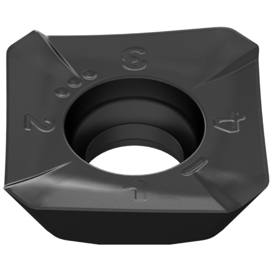 Picture of CERATIZIT SFHT 1204AFSR-F50 CTCM235 Milling Insert Square 0.039 Corner Radius TiCN + Al2O3