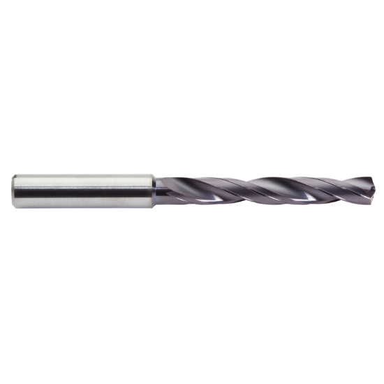 Picture of M.A. FORD CXDCR 1350AP Carbide Drill Coolant Thru Carbide 140° - 142° 0.531 Dia 0.551 Shank 4.881 OAL 2 Flute 3.031 Flute Length Carbide AlTiN