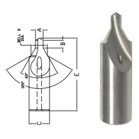 Picture of LINK CO-CH-229 18B Type SED Cobalt TTC Center Drill