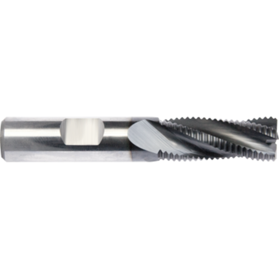 Picture of GORILLA MILL GMKD58C4	 DIA 5/8" SH 0.6250 LOC 1.2500 OAL 3.50 End Mill Carbide TiAlN Single End 45.0° Chamfer KNUCKLE DRAGGER