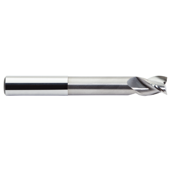 Picture of M.A. FORD 13810011NR.060 DIA 1 SH 1.00 LOC 1.2500 OAL 7.00 End Mill Standard Flute Standard Helix Carbide Uncoated Single End Corner Radius 0.0600 1.52MM TuffCut® X-AL