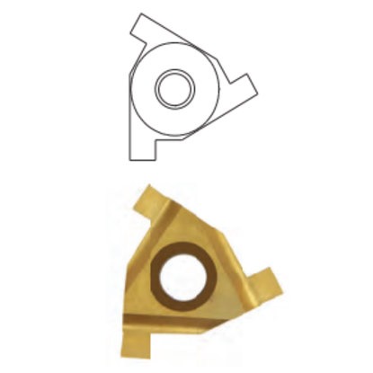 Picture of INTERNAL Tool 16 NR-NG.094 Coated Insert Grooving Iso Thread Carbide Coated