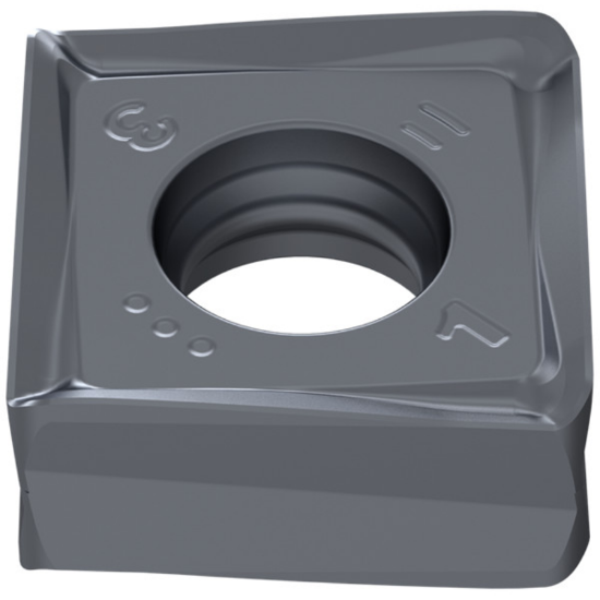 Picture of CERATIZIT SNHU09T312SR-M50 CTPM240 Milling Insert Square 0.047 Corner Radius TiAlTaN
