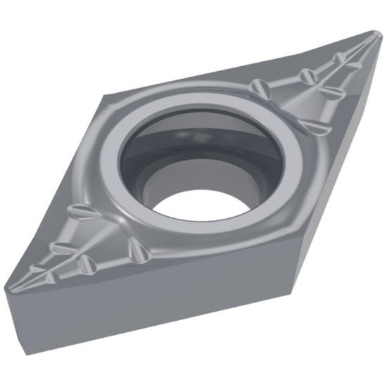 Picture of CERATIZIT DCGT32.52FN-25P CTPX710 Turning Insert 55.0° Positive 0.031 Corner Radius AlTiN