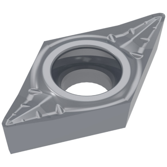 Picture of CERATIZIT DCGT32.51FN-25Q CTPX710 Turning Insert 55.0° Positive 0.016 Corner Radius AlTiN