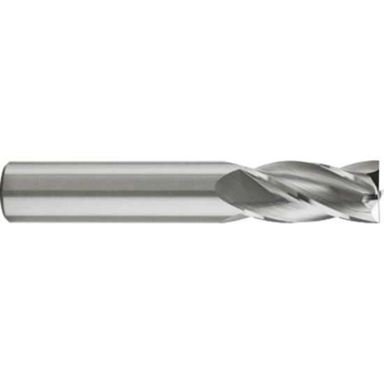 Picture of GORILLA MILL CEM12FL4TiALN	 DIA 1/2" SH 0.50 LOC 1.50 OAL 4.00 End Mill Standard Flute High Helix Carbide TiAlN Single End Square Sharp PRIMATE