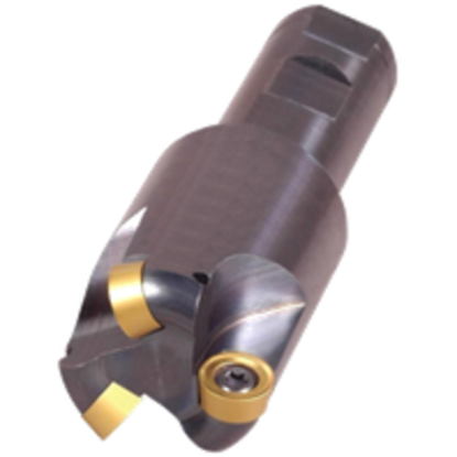 Picture of DIJET DDM-2100AR-4.7-S125 Milling Cutter Button Cutter 1.000 Cutter Diameter Weldon 1.250 Shank 7.000 OAL 2 Flute