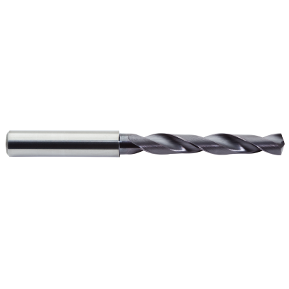 Picture of M.A. FORD 2XDSR3386A Carbide Drill Solid Carbide 140° - 142° 0.338 Dia 0.393 Shank 4.055 OAL 2 Flute 2.165 Flute Length Carbide AlTiN