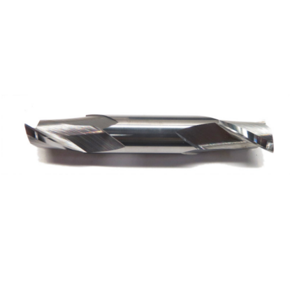 Picture of ICE-ECO-021875-4-35-05625-SQ-RND-TiALN-DE-R DIA 7/32 SH 0.2500 LOC 0.4375 OAL 4.00 End Mill Standard Flute Standard Helix Carbide TiAlN Double End Square Sharp Blue