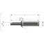 Picture of DUMONT 45/70-32 Cutter Broaching Boring Bar 1.259 Shank 9.803 OAL