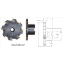 Picture of K-Tool SCRSM-845 Milling Cutter 8.000 Cutter Diameter 1.500 Face Mill