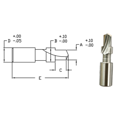 Picture of LINK 75-L2-521 4MM Metric HSS Drill & Counterbore