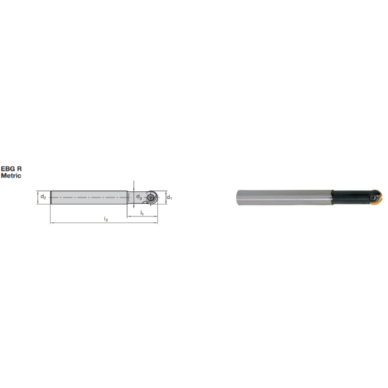 Picture of LMT FETTE EBG R2000A2000 330N Milling Ball Mill Milling Cutter 2.000 Cutter Diameter